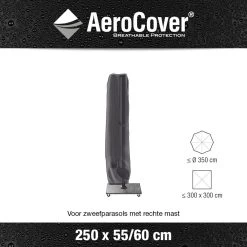 AeroCover Zweefparasolhoes H 250 X 55/60 Cm -Tuin Decor Verkoop aerocover zweefparasolhoes antraciet h250x55 60cm 1000x1000 621e0d6bd1532 l