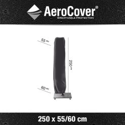 AeroCover Zweefparasolhoes H 250 X 55/60 Cm -Tuin Decor Verkoop aerocover zweefparasolhoes antraciet h250x55 60cm 1000x1000 621e0d6c241b1 l