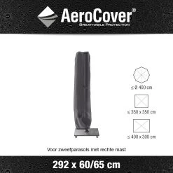 AeroCover Zweefparasolhoes H 292 X 60/65 Cm 8 AeroCover Zweefparasolhoes H 292 X 60/65 Cm -Tuin Decor Verkoop aerocover zweefparasolhoes antraciet h292x60 65cm 1000x1000 621e0d6ea877b l
