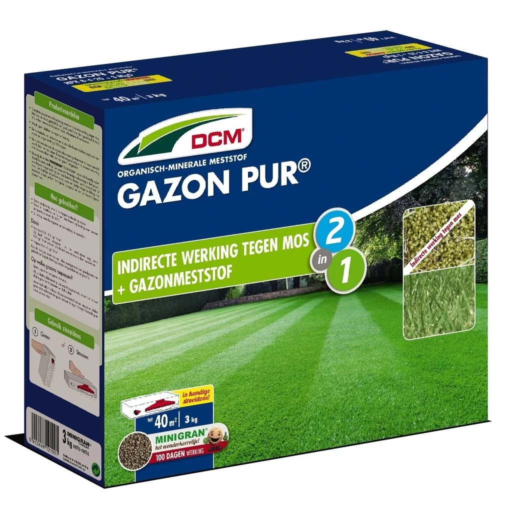 DCM Meststof Gazon Pur (MG) (3kg) (SD) 3 DCM Meststof Gazon Pur (MG) (3kg) (SD)