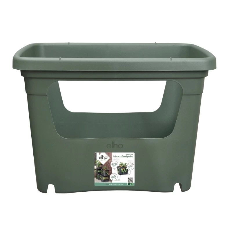 Elho Plantenbak Green Basics Stack & Grow Large Groen 3 Elho Plantenbak Green Basics Stack & Grow Large Groen
