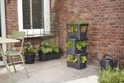 Elho Plantenbak Green Basics Stack & Grow Large Zwart -Tuin Decor Verkoop elho plantenbak green basics stack grow large zwart 800x534 620e3d4f78fb3 l