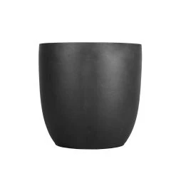Fibre Clay Pot 28x28x27 - Zwart