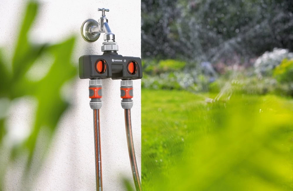GARDENA 2-weg Waterverdeler 4 GARDENA 2-weg Waterverdeler - Afbeelding 2