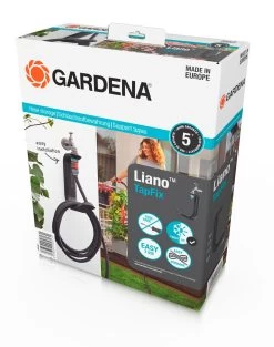 GARDENA Liano™ TapFix Slanghouder + 10 M Liano™ Textielslang