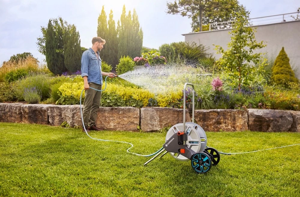 GARDENA Slangenwagen Metaal AquaRoll M Set (20m) 6 GARDENA Slangenwagen Metaal AquaRoll M Set (20m) - Afbeelding 4