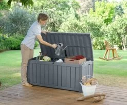 Keter Glenwood Opbergbox 390L Grafiet -Tuin Decor Verkoop keter glenwood opbergbox 390l grafiet 800x662 62738fe879f2d l