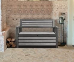 Keter Hudson Opbergbank 260L Grafiet -Tuin Decor Verkoop keter hudson opbergbank 260l grafiet 800x673 62738fe548ec9 l