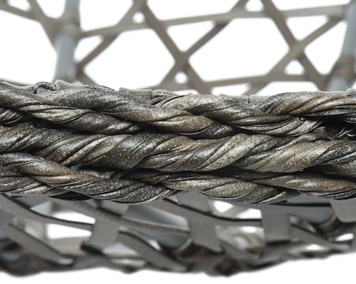 Montreal Hang-ei Wicker Grijs - Ø 105 X H 186 Cm 5 Montreal Hang-ei Wicker Grijs - Ø 105 X H 186 Cm - Afbeelding 3