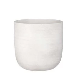 Nora Pot Rond Off White - H31xd34cm