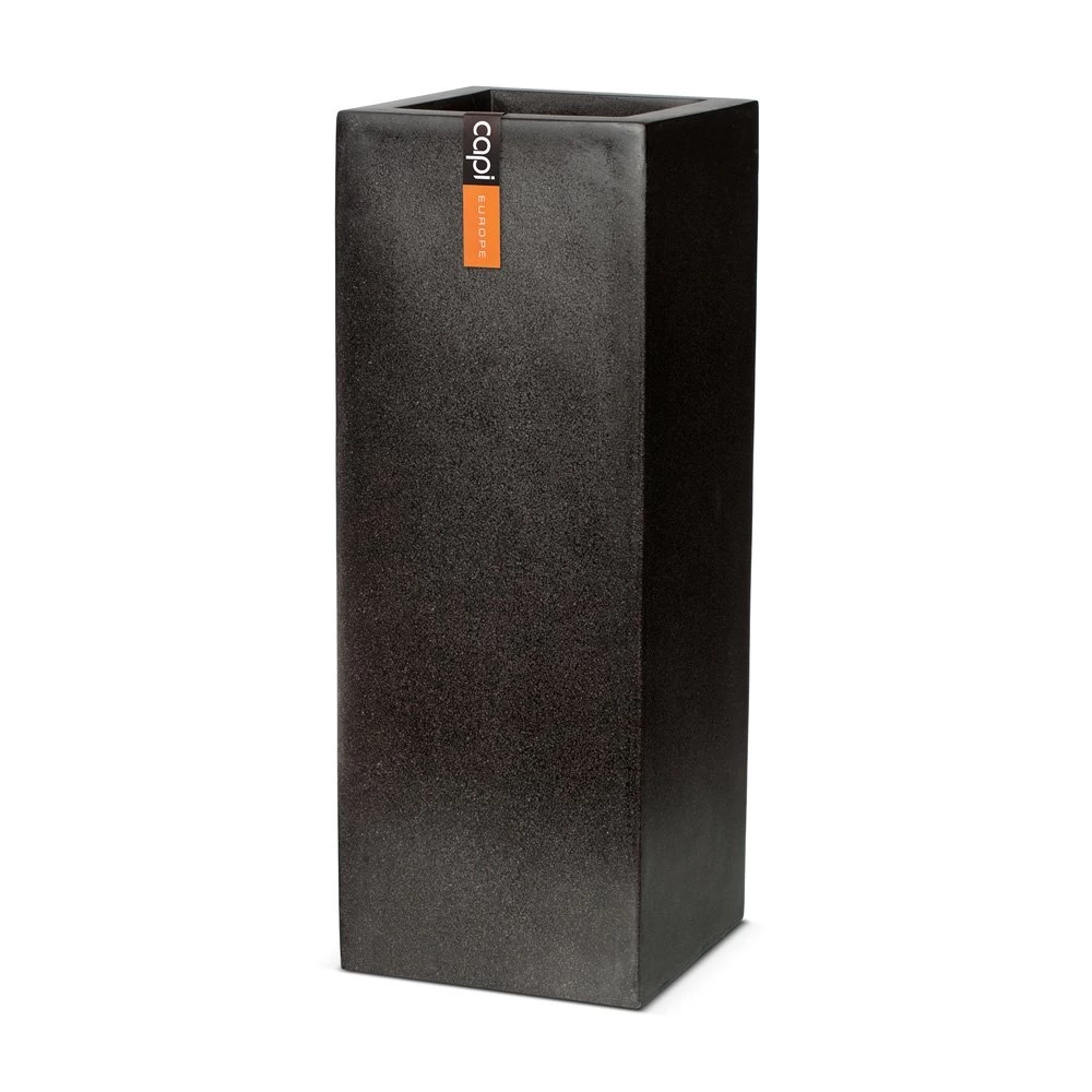 Pot Rechthoek Zwart - 25 X 25 X 67 Cm 3 Pot Rechthoek Zwart - 25 X 25 X 67 Cm